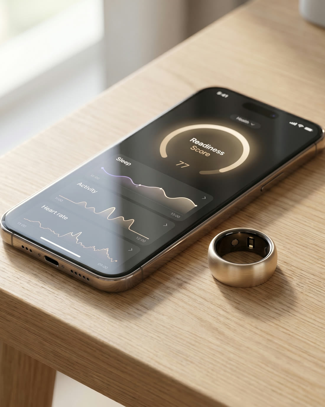 AURIA app dashboard